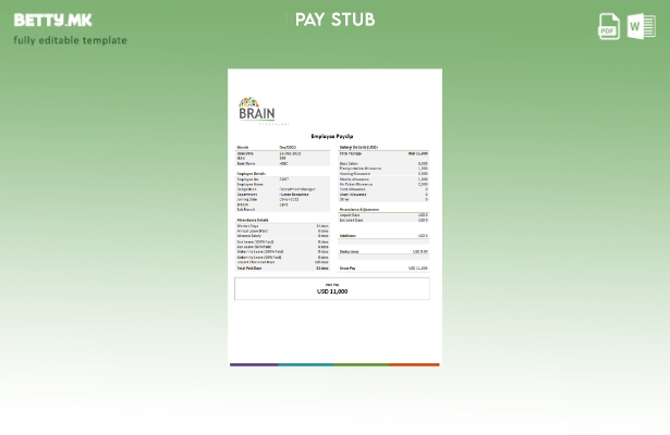Модерен стил Шаблон за технолошка компанија во САД Brain Technology